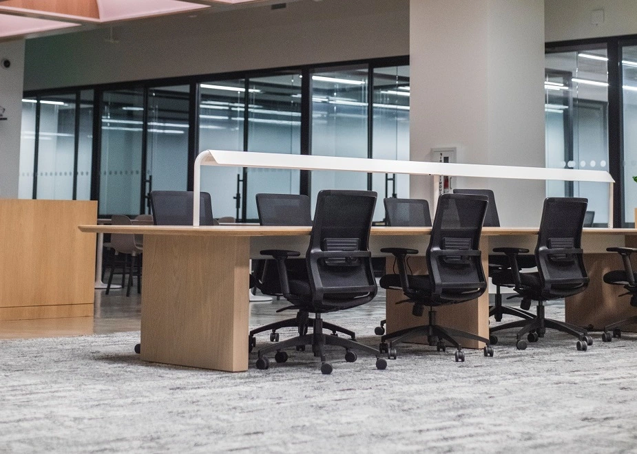 Leere Firma vor Firmenumzug in Hamburg